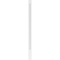 Ekena Millwork Two Equal Raised Panel PVC Pilaster w/Standard Capital & Base, 5"W x 102"H x 2"P PILP05X102DRP01-2 - alternate 6